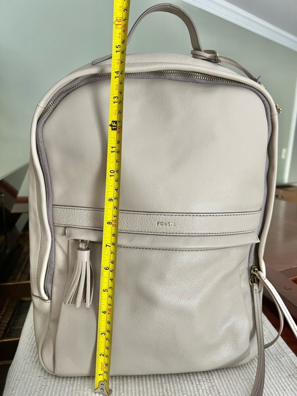 Fossil Sherri Eco Leather Backpack in Greystone - Picture 13 of 15